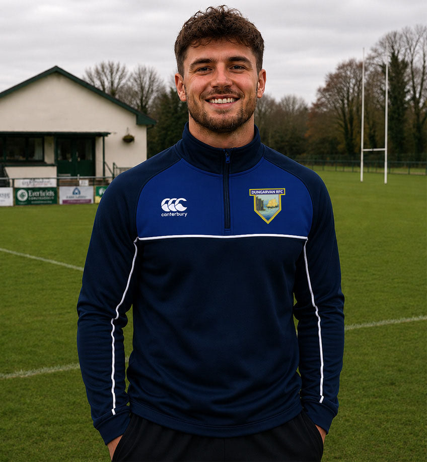 Dungarvan RFC Legacy 1/4 Zip Canterbury Thermal Jacket