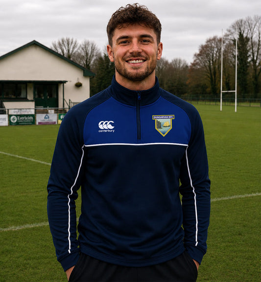 Dungarvan RFC Legacy 1/4 Zip Canterbury Thermal Jacket