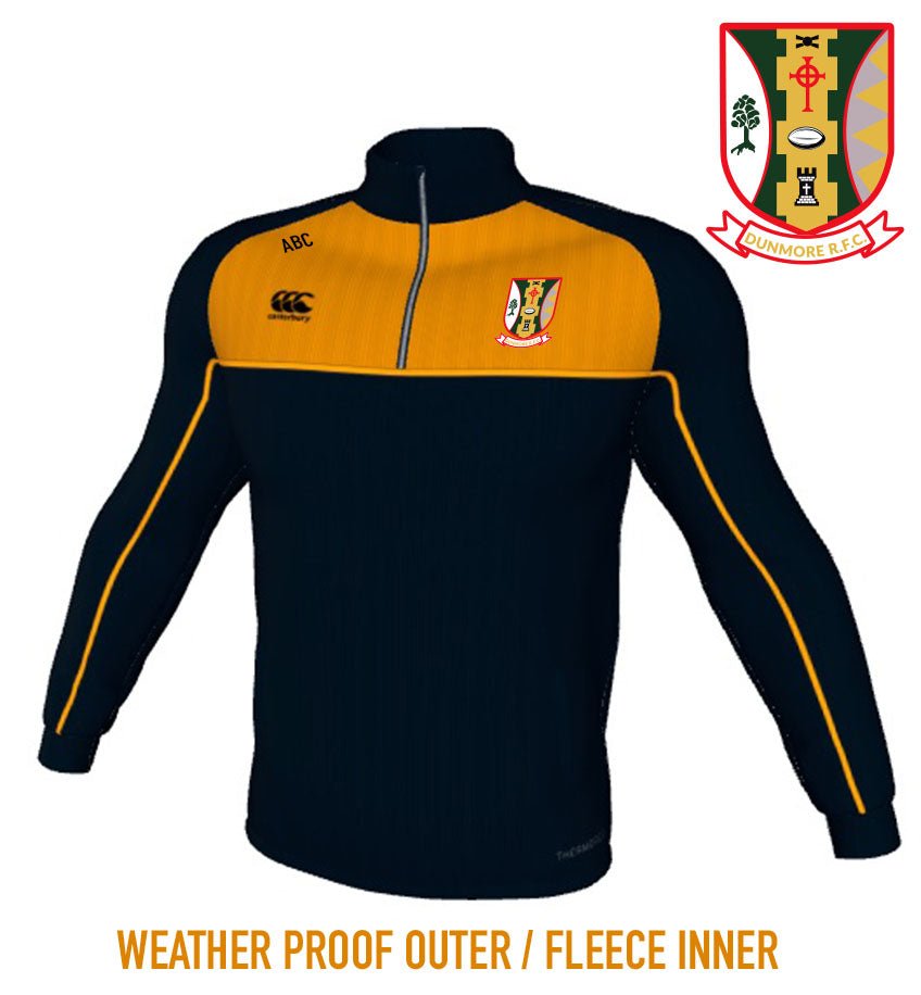 Dunmore RFC 1/4 Zip Thermal Fleece - Team Wear Store.ie