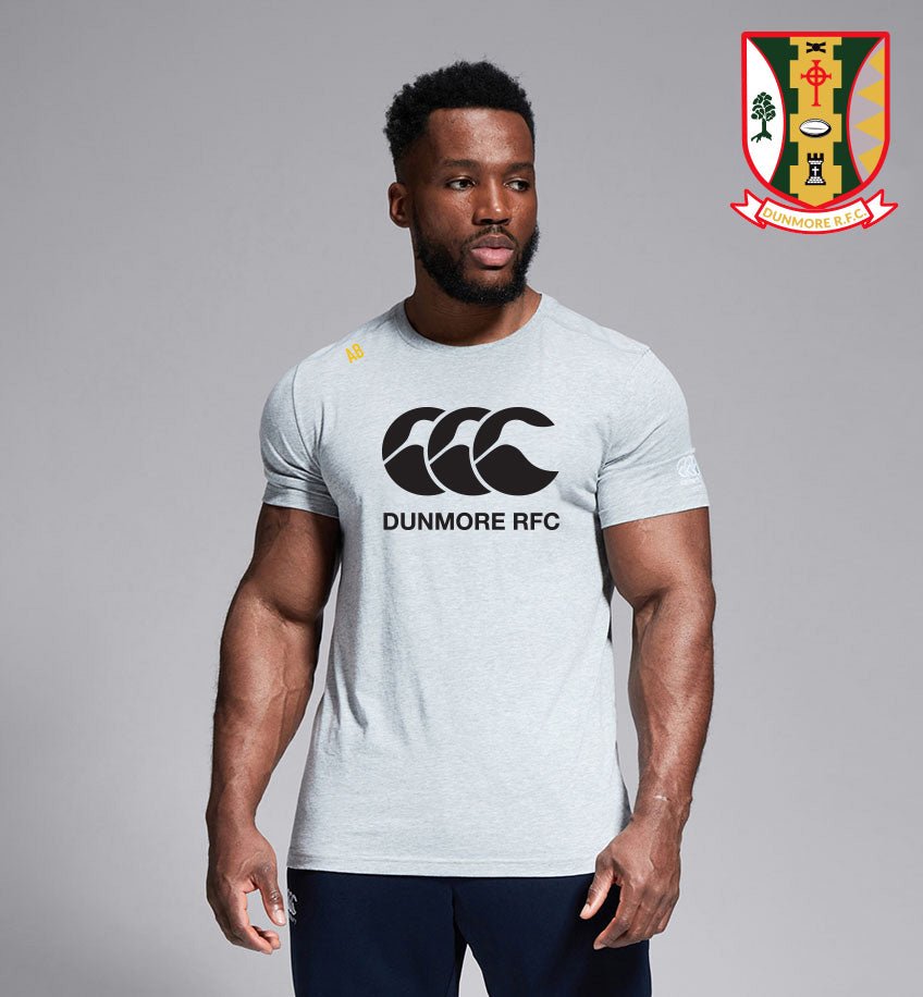 Dunmore RFC Canterbury CCC Grey Tee - Team Wear Store.ie