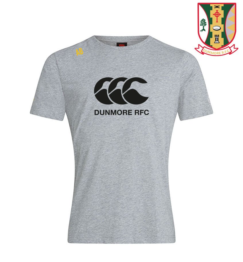 Dunmore RFC Canterbury CCC Grey Tee - Team Wear Store.ie