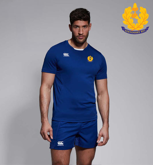 Edenderry RFC Canterbury Club Tee Shirt - ROYAL BLUE