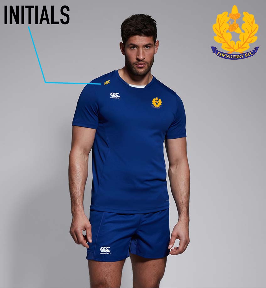 Edenderry RFC Canterbury Club Tee Shirt - ROYAL BLUE - Team Wear Store.ie