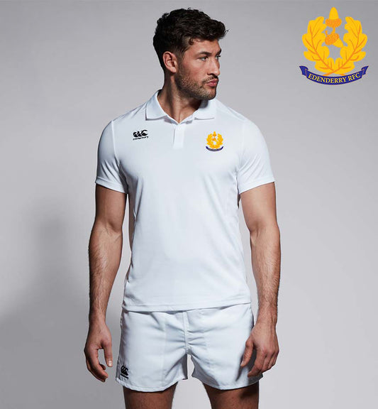 Edenderry RFC Canterbury Club White Polo Shirt