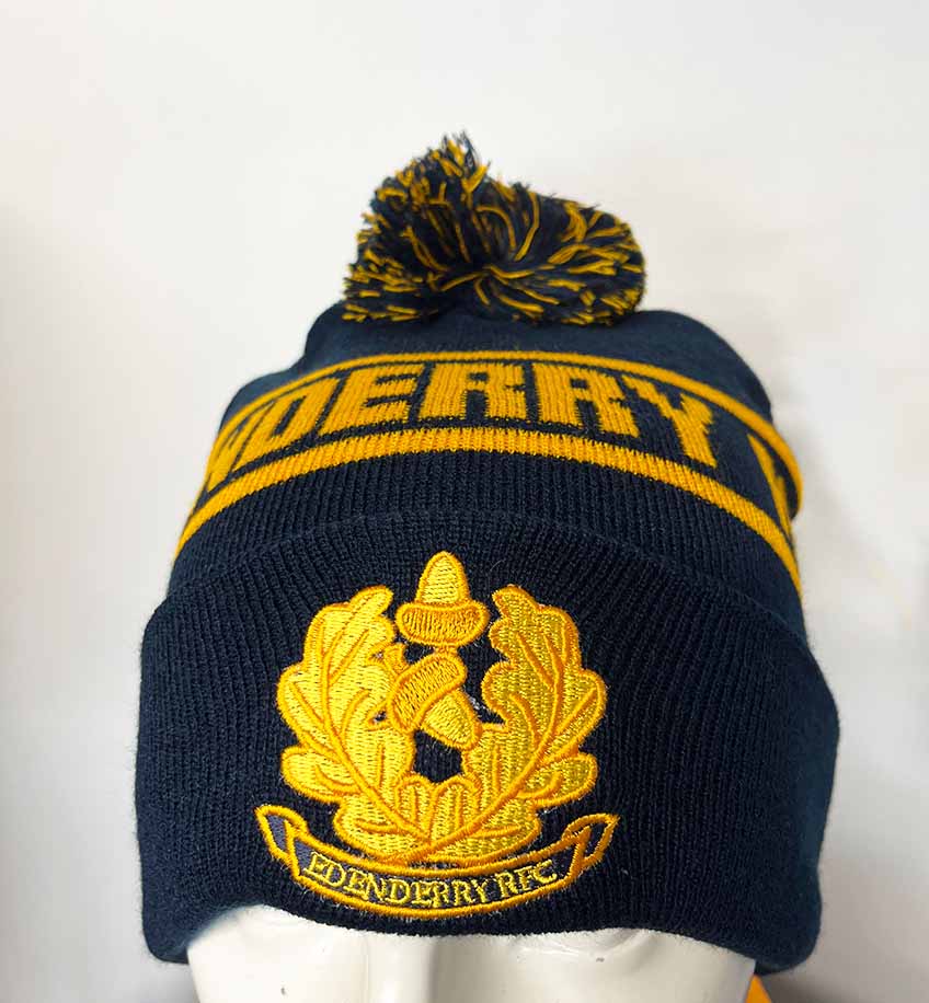 Edenderry RFC Official Club Bobble Hat - Team Wear Store.ie