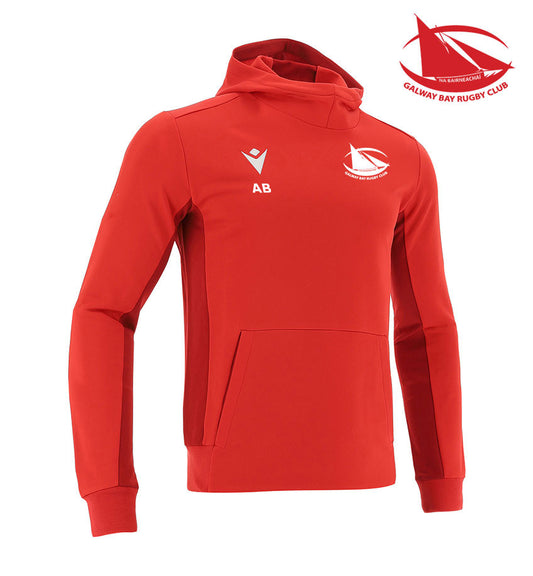 Galway Bay RFC Macron Electro Hoodie - Now in Red and Navy