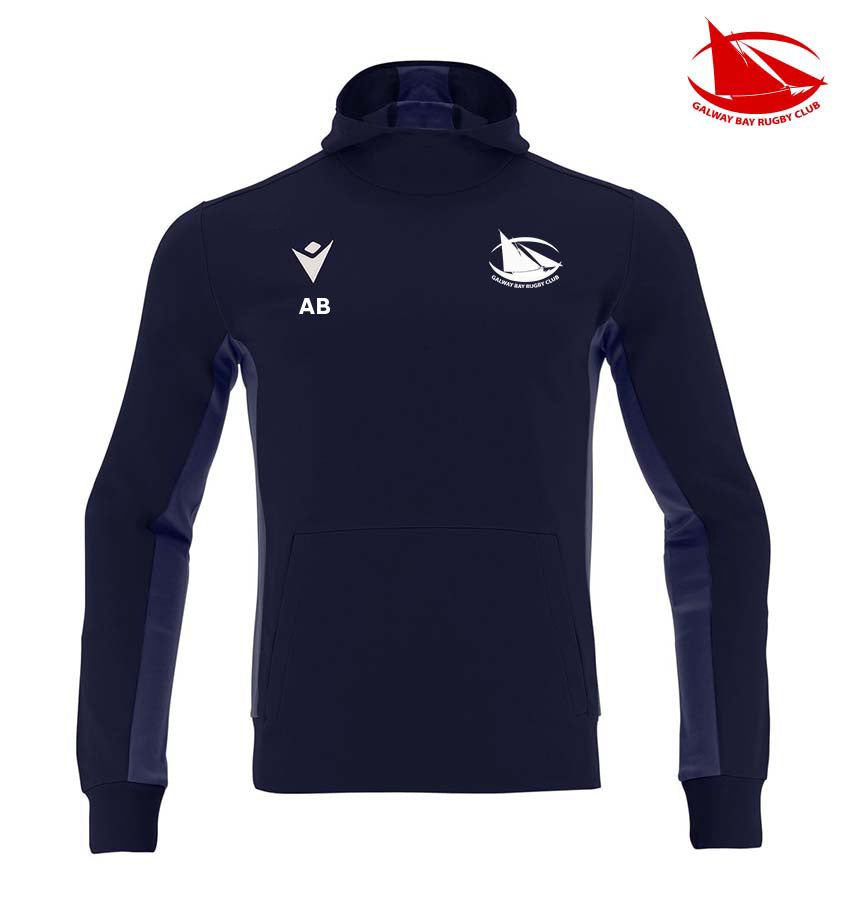 Galway Bay RFC Macron Electro Hoodie - Now in Red and Navy