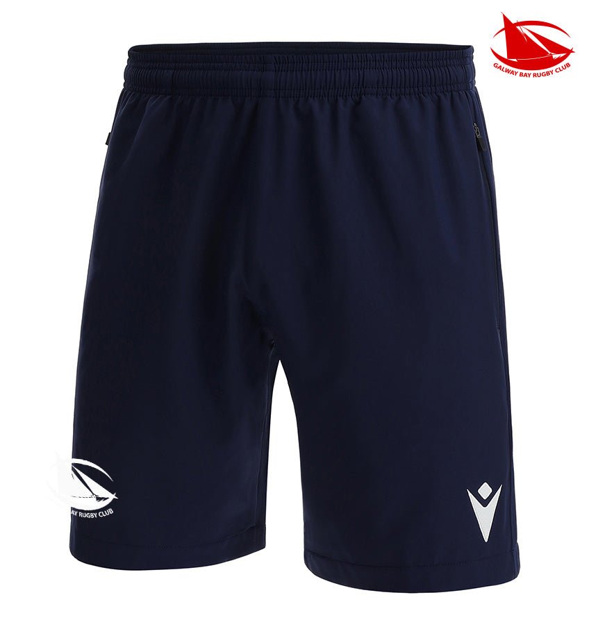 Galway Bay RFC Macron Heliodor Micro Bermuda Shorts (Zipped Pockets) - Team Wear Store.ie