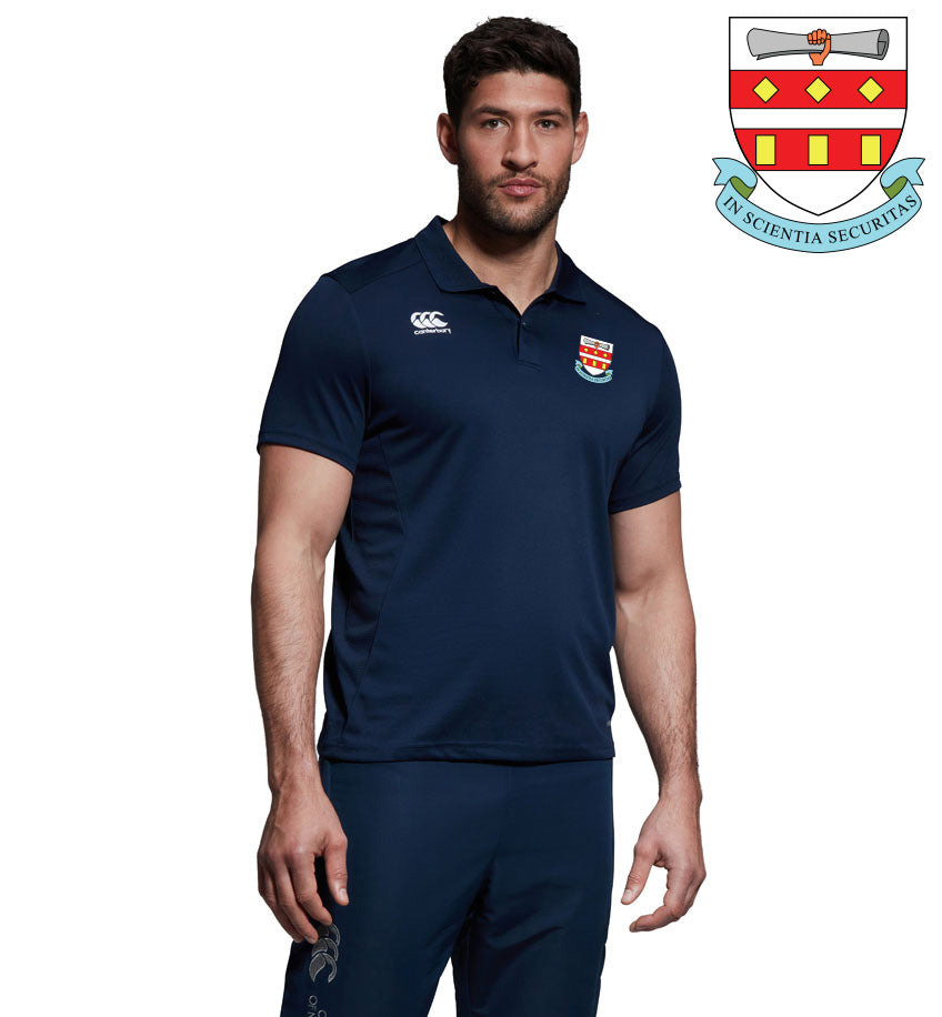 Garda College Rugby Canterbury Club Navy Polo Shirt