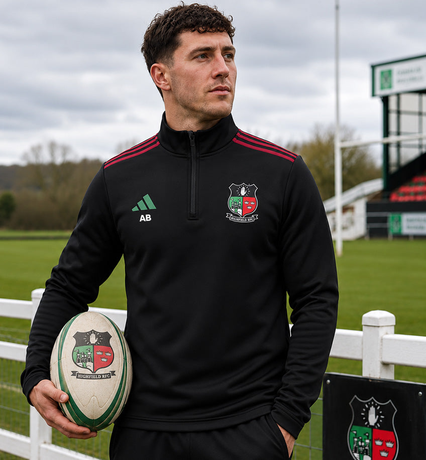 Highfield RFC Adidas Custom Entrada 26 1/4 Zip Training Top
