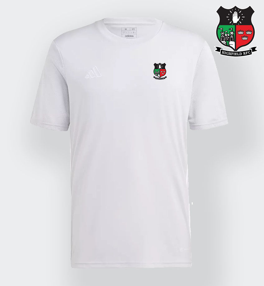 Highfield RFC Adidas Tabela 23 Tee Grey / White