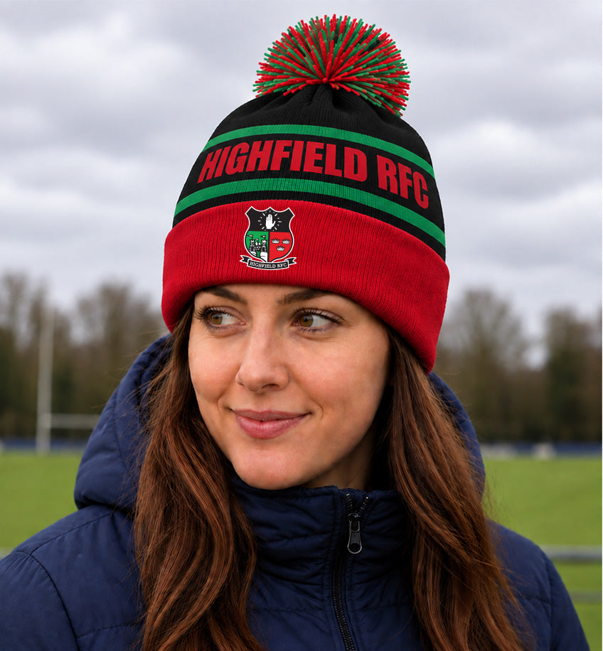 Highfield RFC Official Bobble Hat