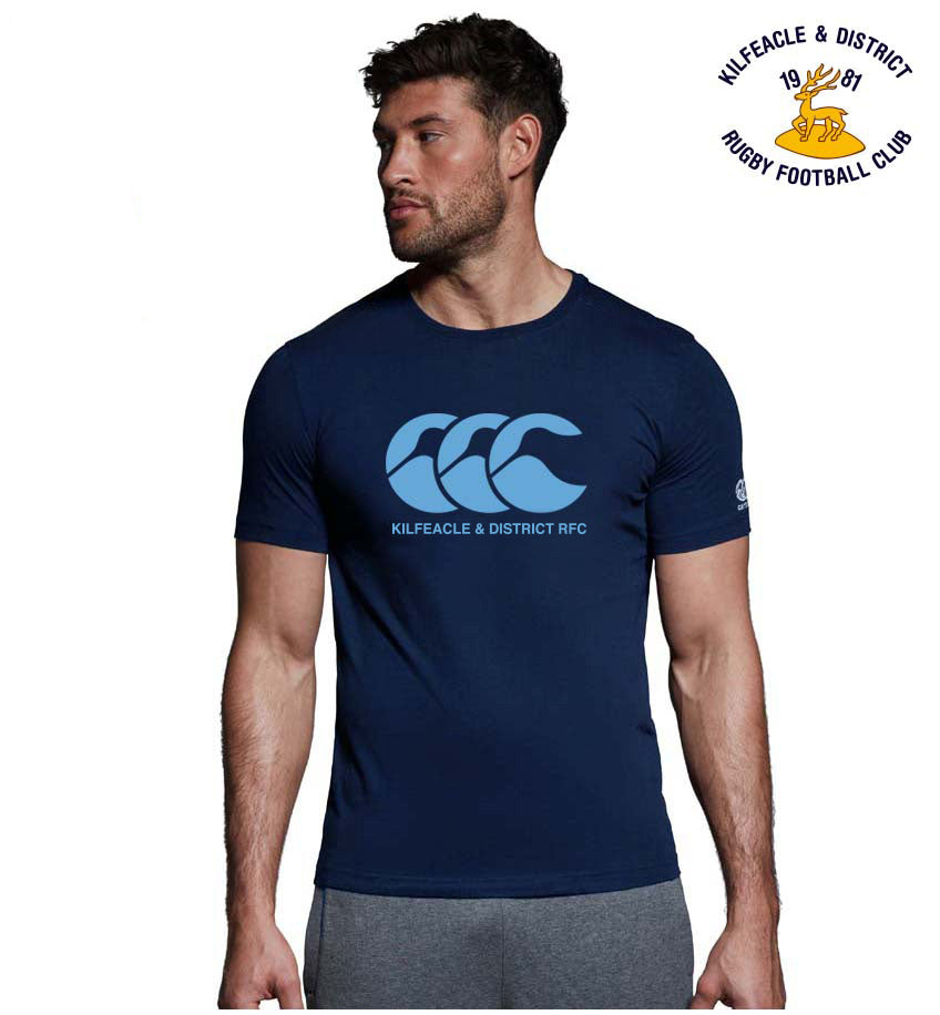 Kilfeacle & District RFC Canterbury CCC Navy Tee