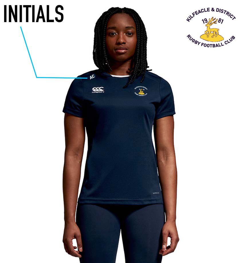 Kilfeacle &amp; District RFC Canterbury Club Tee Shirt *WOMENS FIT* - Team Wear Store.ie