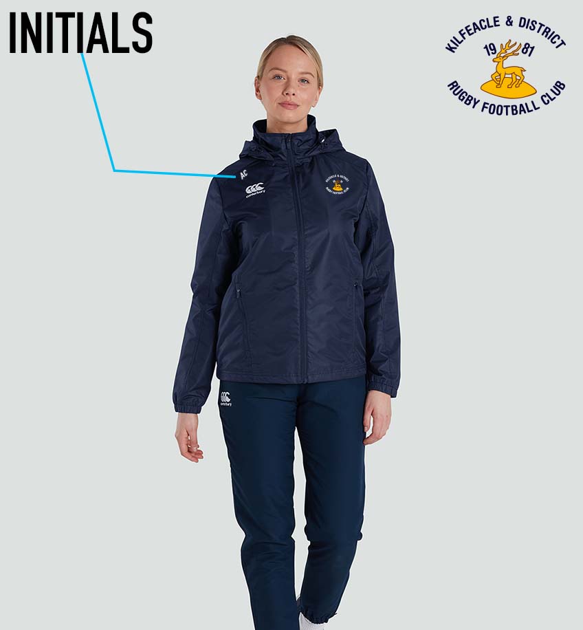 Kilfeacle & District RFC Canterbury Club VAPOSHIELD Rain Jacket *WOMENS FIT* - Team Wear Store.ie