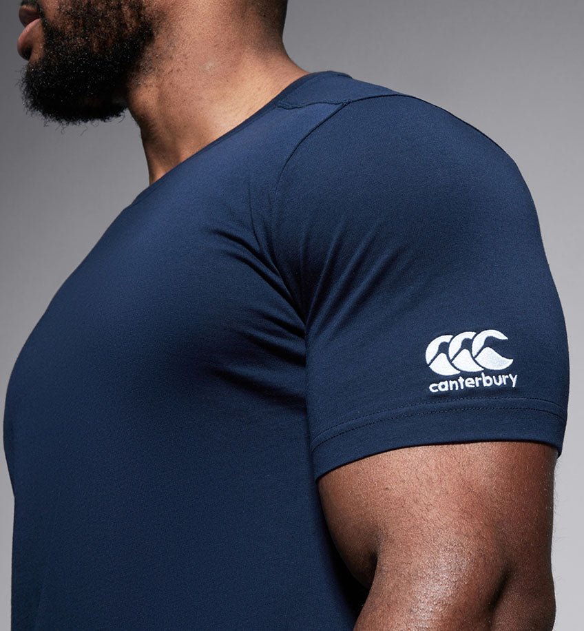 Kilfeacle & District RFC Canterbury Round Print Navy Tee - Team Wear Store.ie