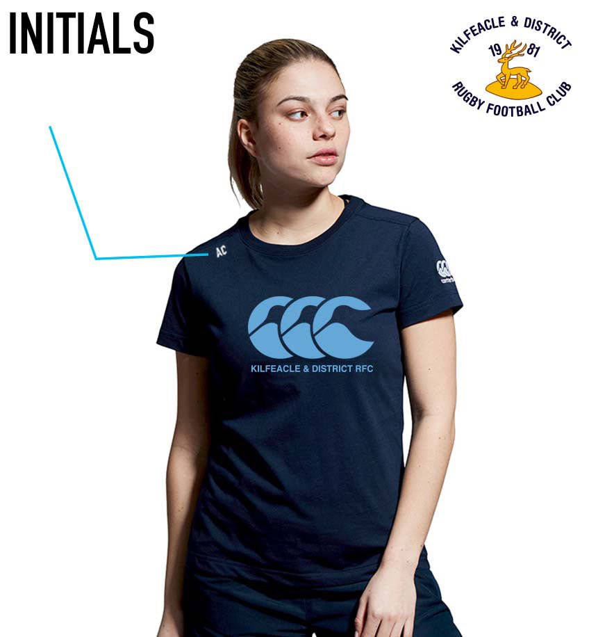 Kilfeacle &amp; District RFC CCC Canterbury Girls Rugby Tee - Team Wear Store.ie
