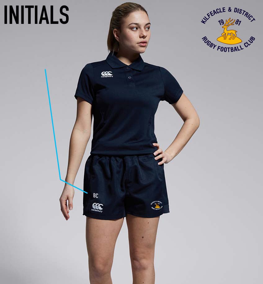 Kilfeakle &amp; District RFC Womens Canterbury Rugby Shorts - Team Wear Store.ie
