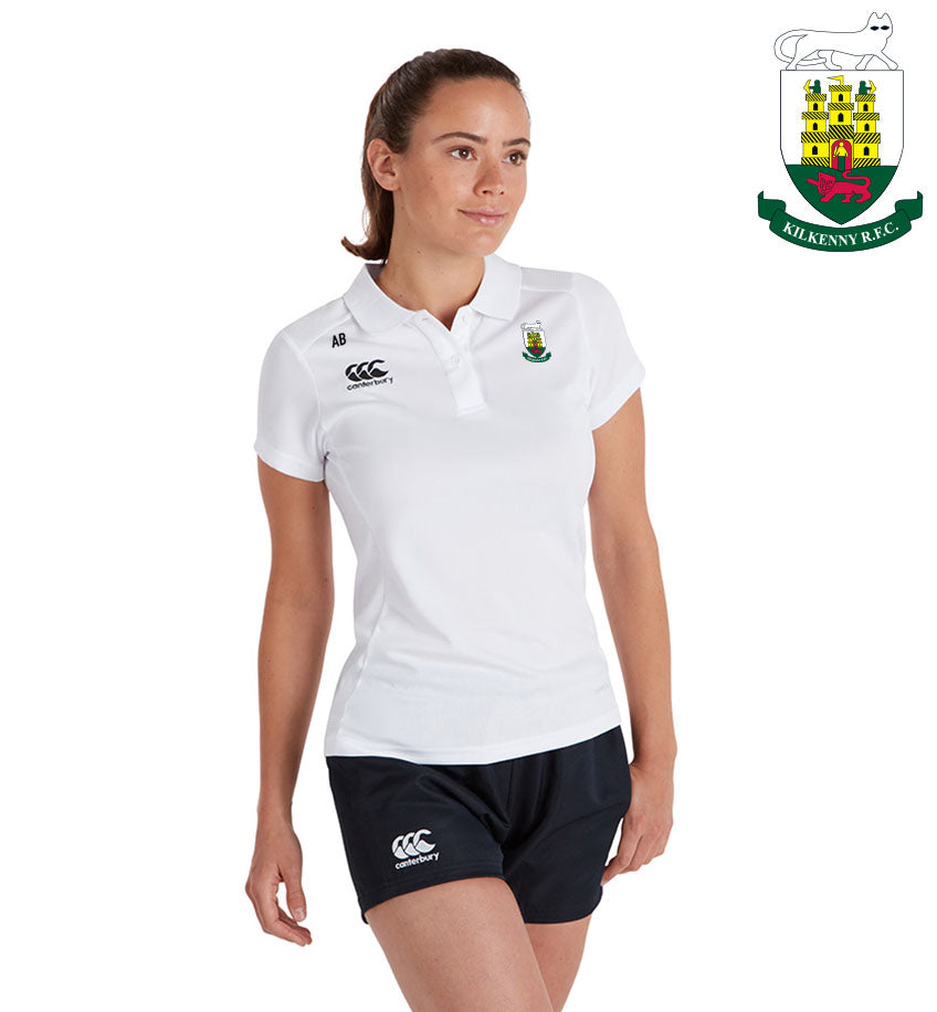 Kilkenny RFC Canterbury Club White Polo Shirt