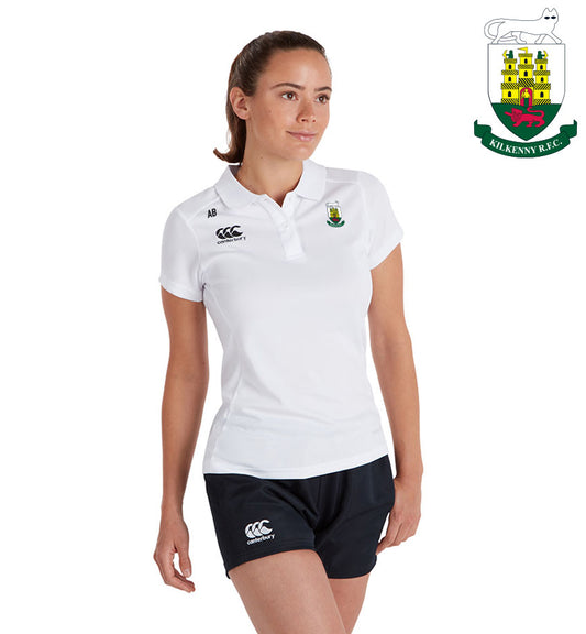 Kilkenny RFC Canterbury Club White Polo Shirt