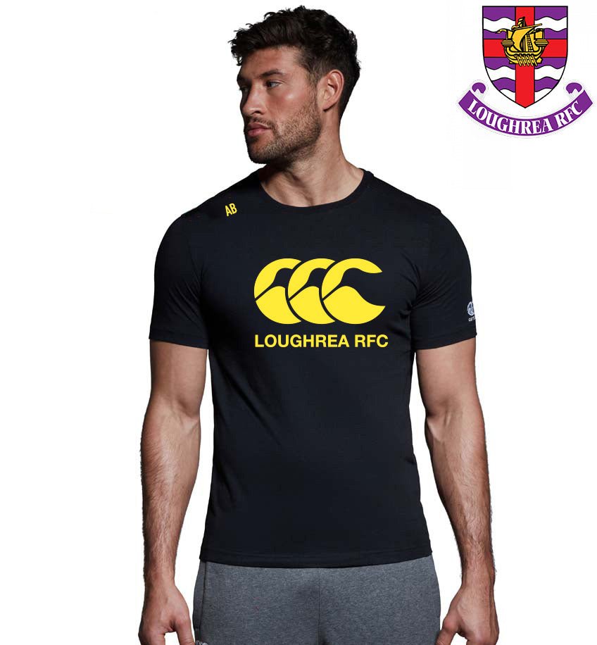 Loughrea RFC Canterbury CCC Black Tee - Team Wear Store.ie