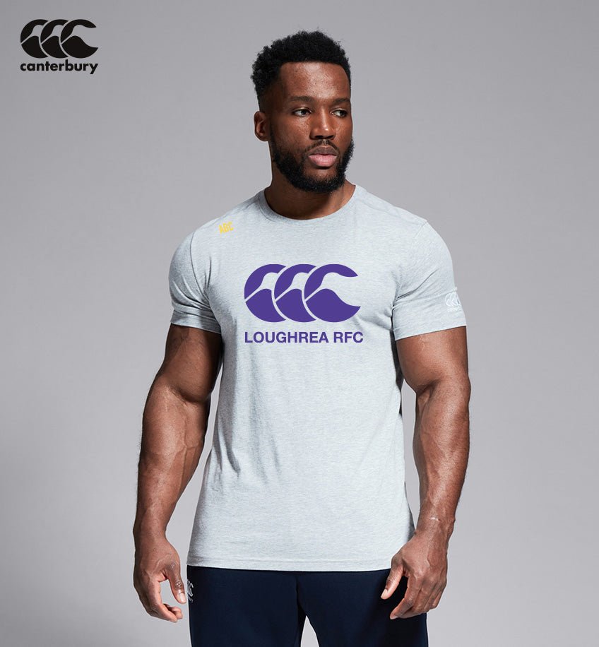 Loughrea RFC Canterbury Purple Print CCC Tee - Team Wear Store.ie