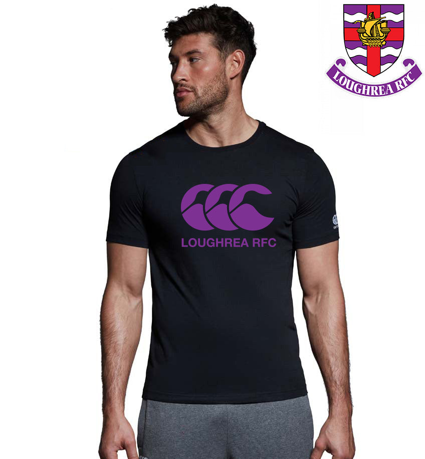 Loughrea RFC Canterbury Purple Print CCC Tee