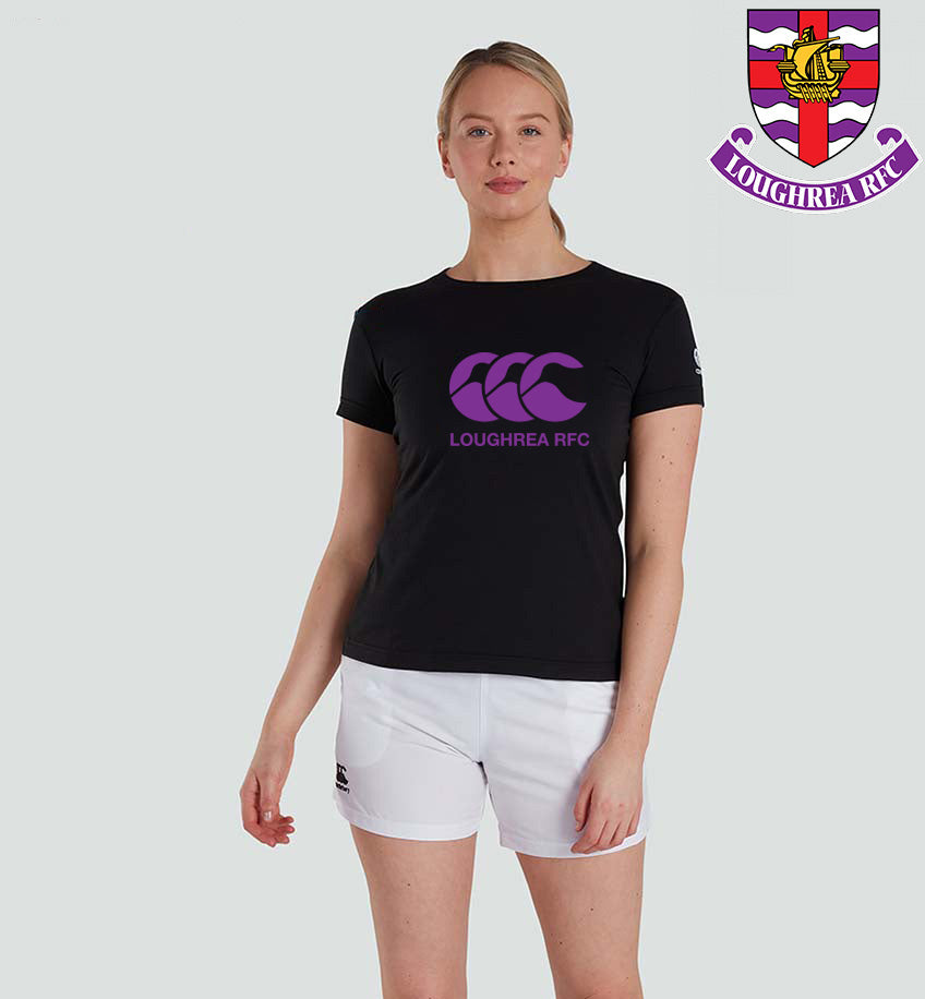 Loughrea RFC Canterbury Purple Print CCC Tee