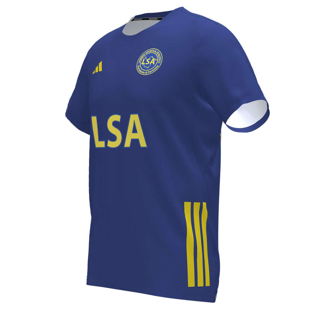 Lambay Sports and Athletics Adidas Adizero Mens Running Tee Side