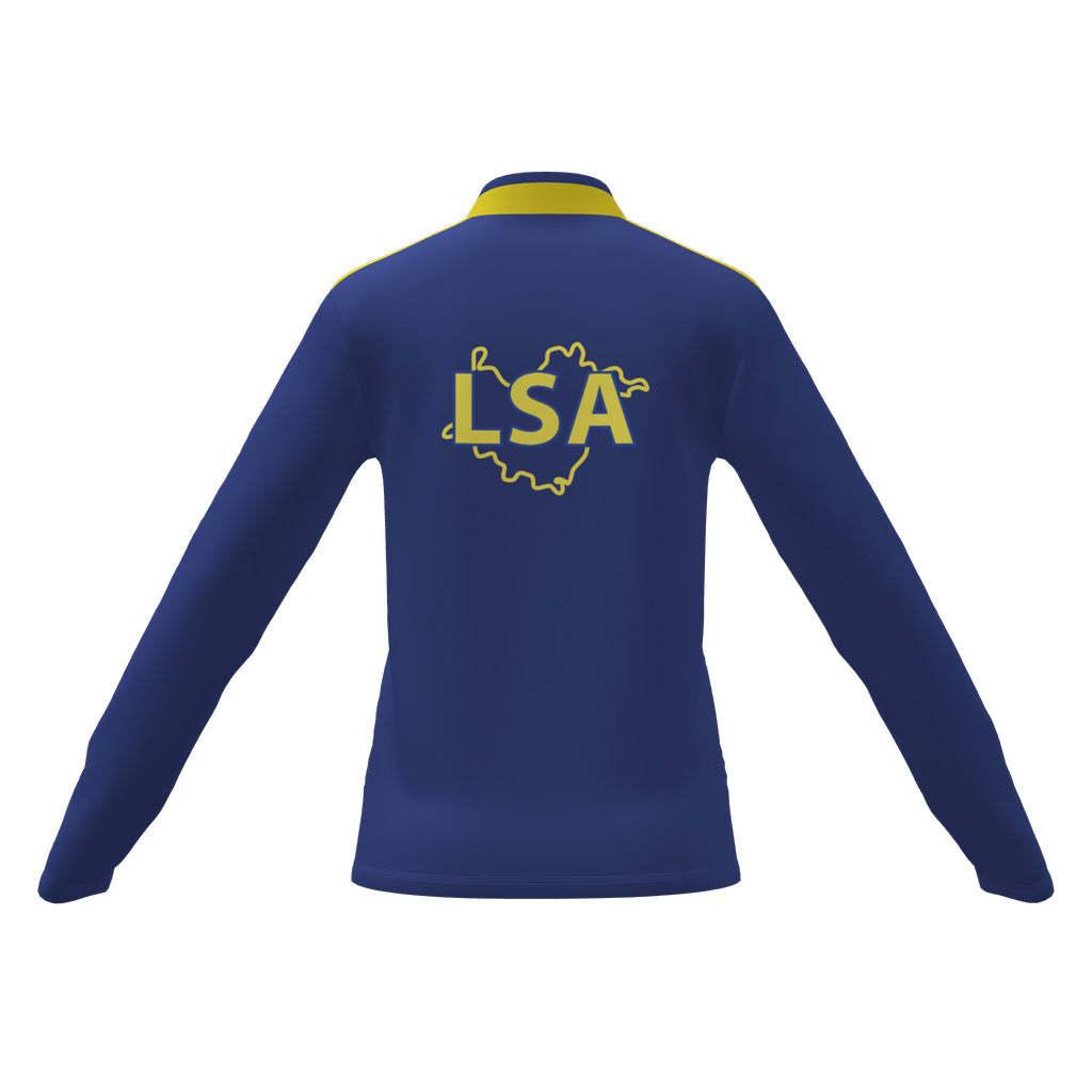 Lambay Sports and Athletics Adidas Custom Entrada Womens 1/4 Zip Training Top Back