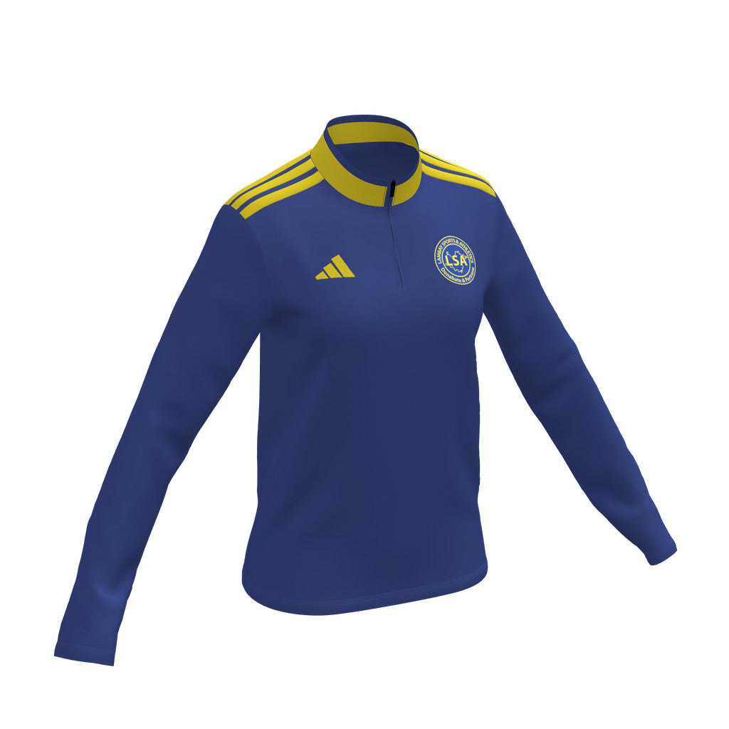 Lambay Sports and Athletics Adidas Custom Entrada Womens 1/4 Zip Training Top Side2