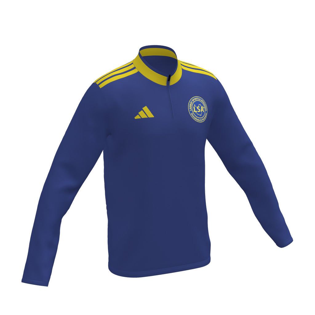 Lambay Sports and Athletics Adidas Custom Entrada 1/4 Zip Training Top Side