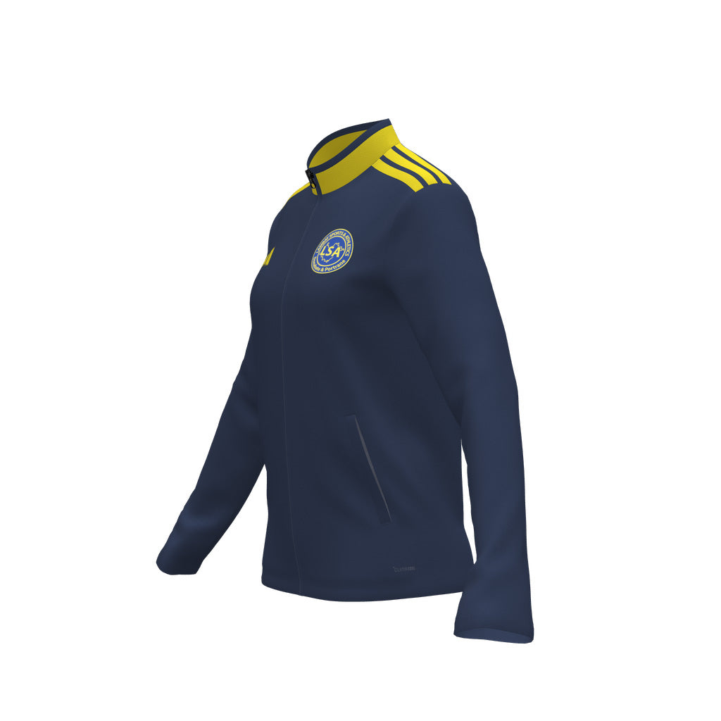 Lambay Sports and Athletics Adidas Entrada Womens Full Zip Track Top Side