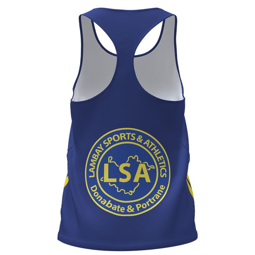 Lambay Sports and Athletics Adizero Essentials Womens Running Singlet Back