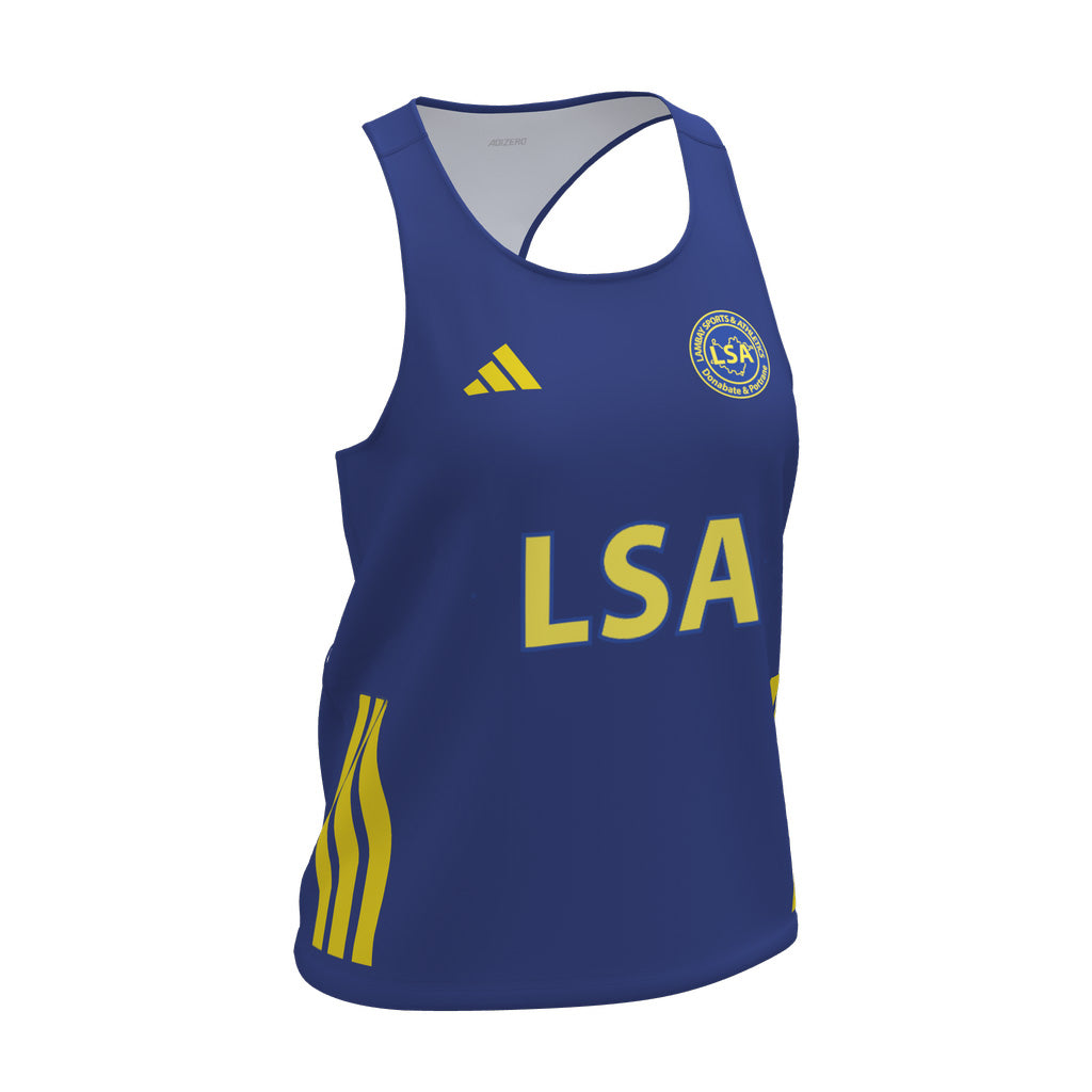 Lambay Sports and Athletics Adizero Essentials Running Womens Singlet Side
