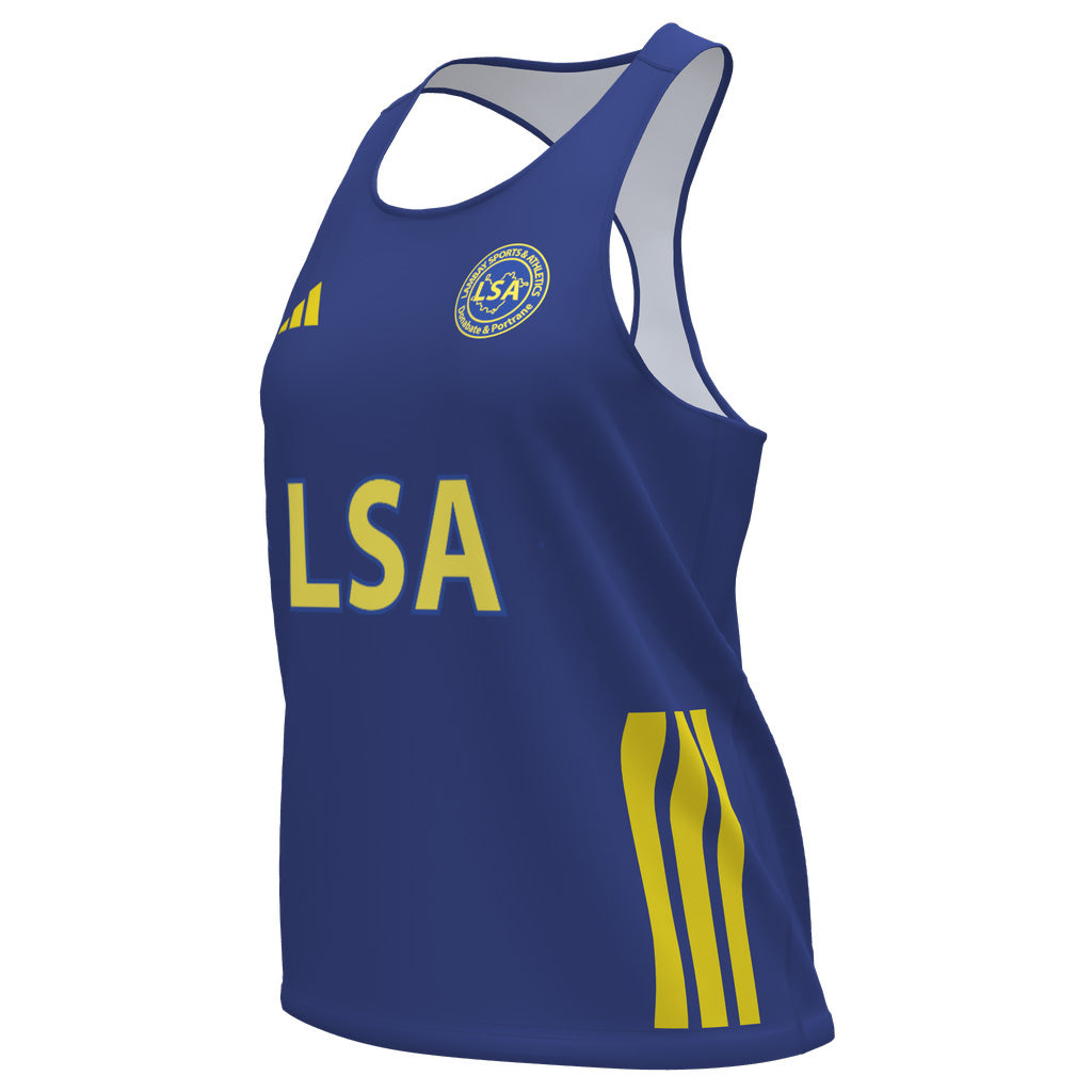 Lambay Sports and Athletics Adizero Essentials Running Womens Singlet Side 2