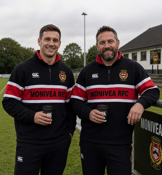 Monivea RFC Canterbury Oversized Fleece Truman 1/4  Zip Top PRE-ORDER