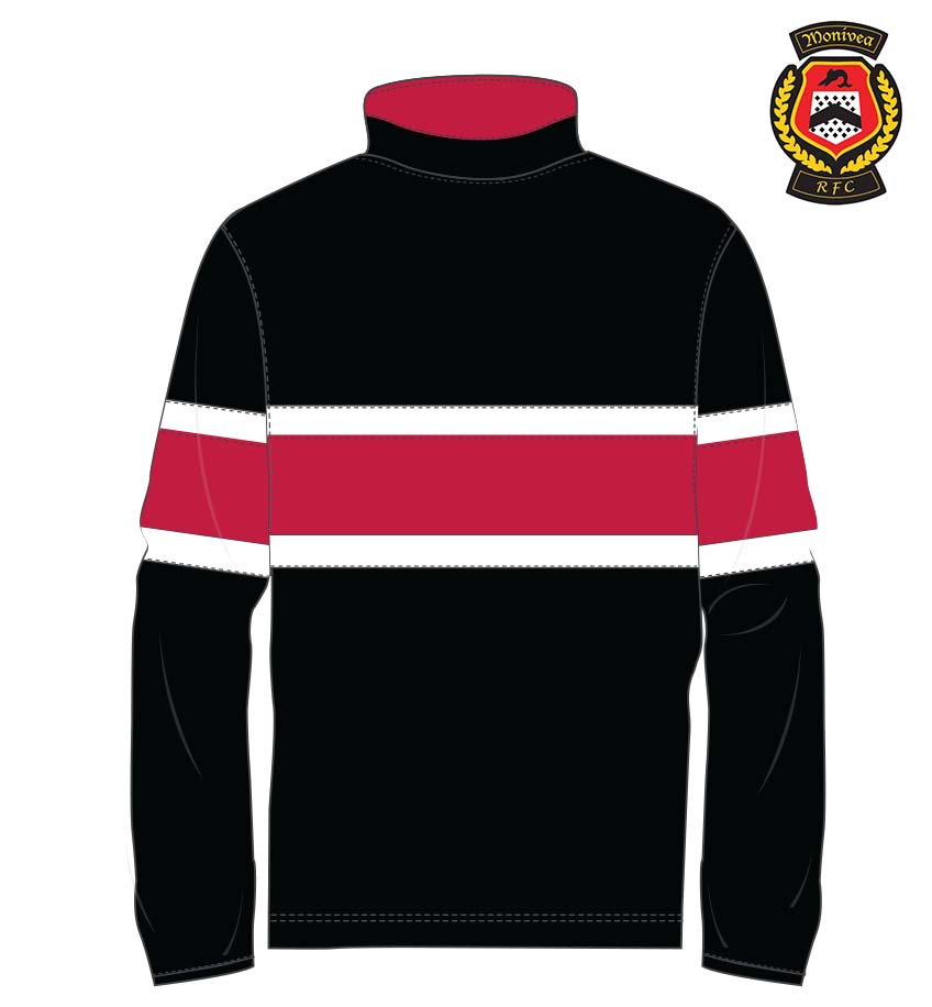 Monivea RFC Canterbury Oversized Fleece Truman 1/4  Zip Top PRE-ORDER