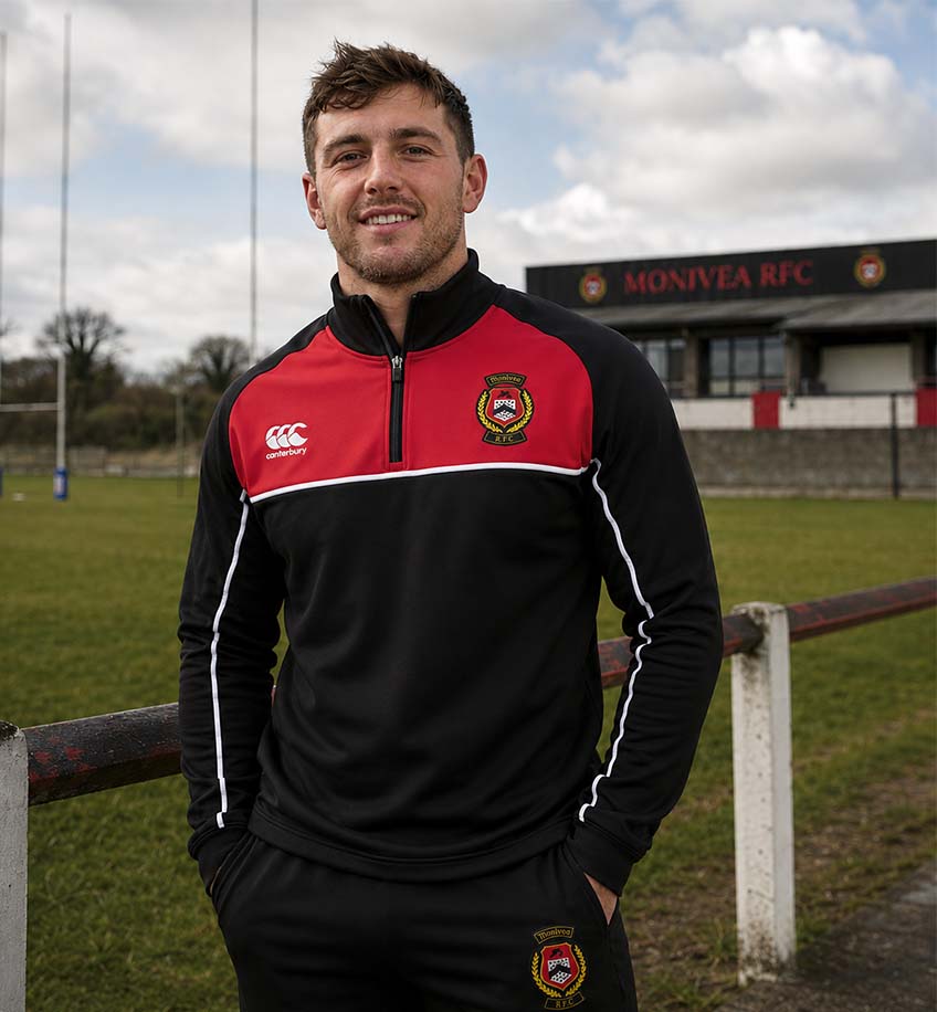 Monivea RFC Canterbury Thermal 1/4 Zip Top