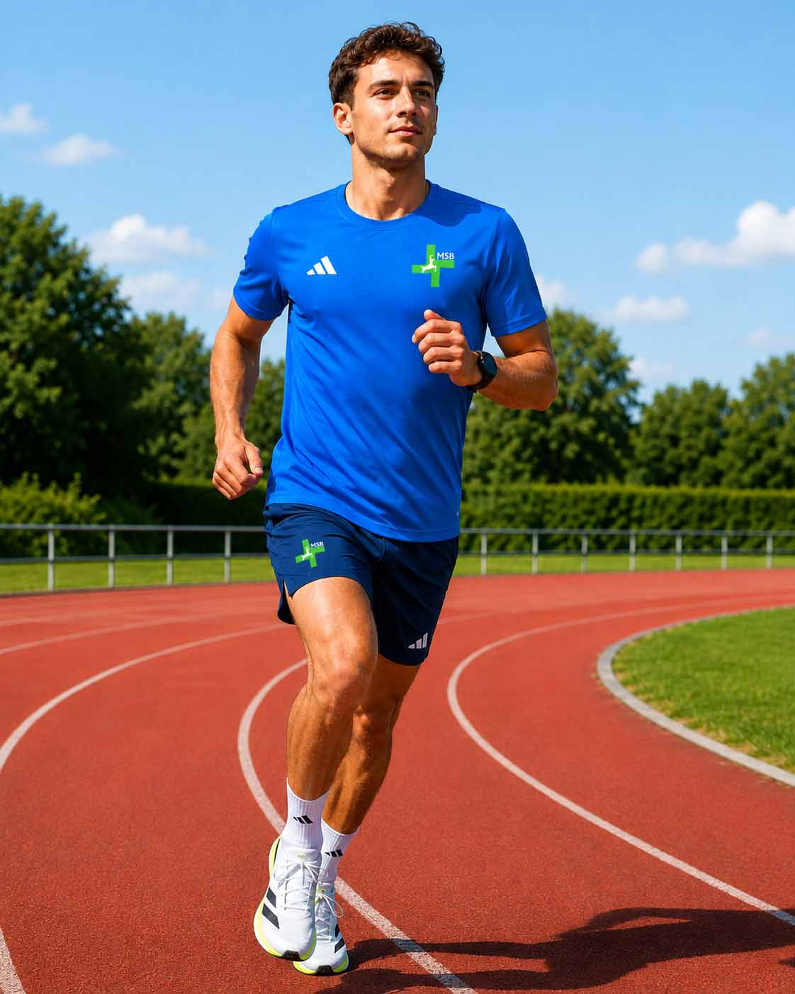 MSB Athletic Club Adidas Adizero Running Tee