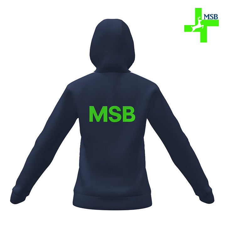 MSB Athletic Club Womens Adidas Entrada 26 Hoody Back