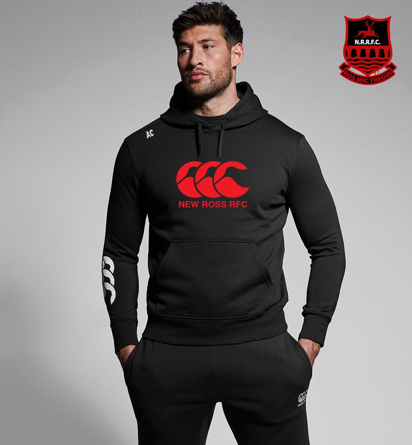 New Ross RFC Canterbury CCC Club Black Hoody - Team Wear Store.ie