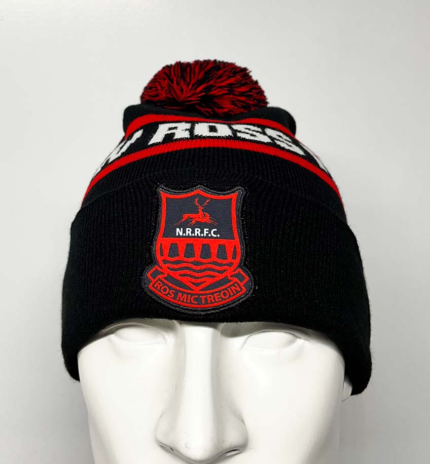 New Ross RFC Official Club Bobble Hat - Team Wear Store.ie