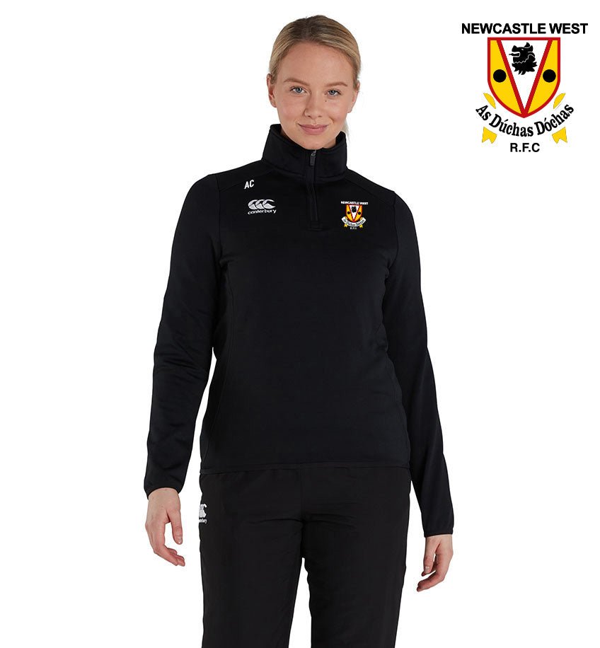 Newcastle West RFC Canterbury Club 1/4 Zip Mid Layer Training Top - Team Wear Store.ie
