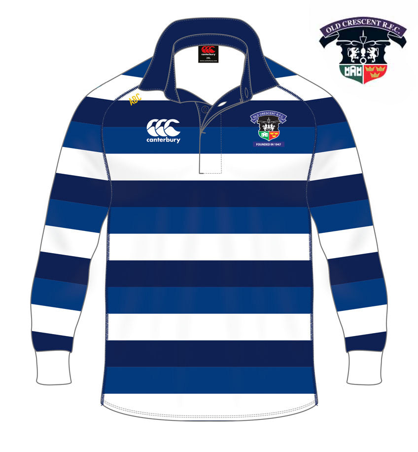 Old Crescent RFC Canterbury Ahunga Traditional Rugby Jersey