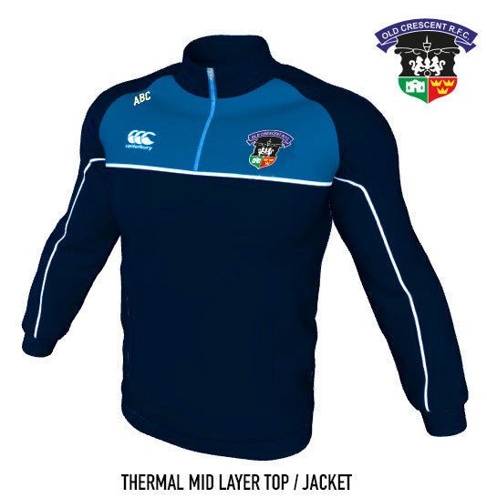 Old Crescent RFC Legacy 1/4 Zip Canterbury Thermal Fleece - Team Wear Store.ie