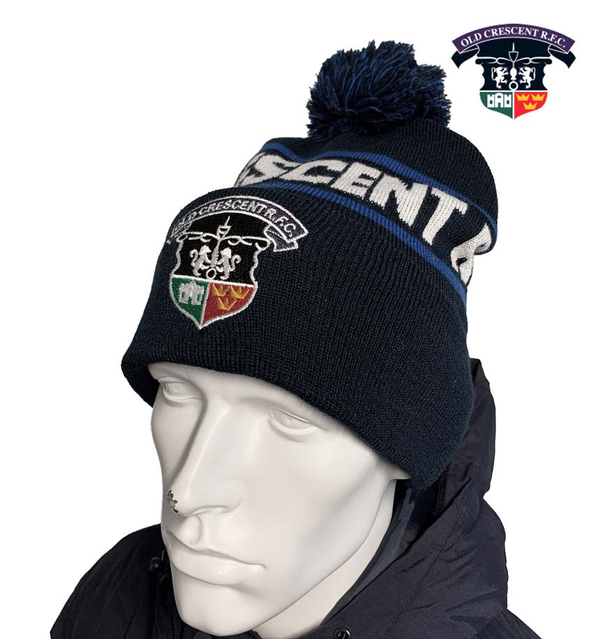 Old Crescent RFC Official Bobble Hat - Team Wear Store.ie