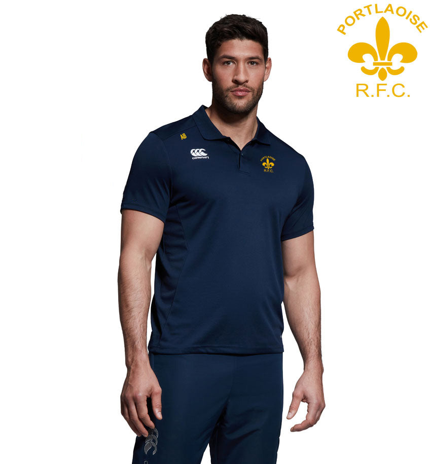 Portlaoise RFC Canterbury Club Navy Polo Shirt