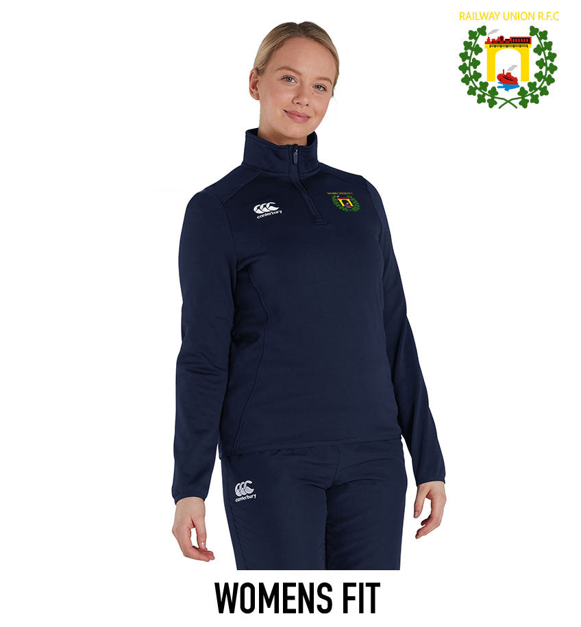 Railway Union RFC Canterbury Club 1/4 Zip Training Top