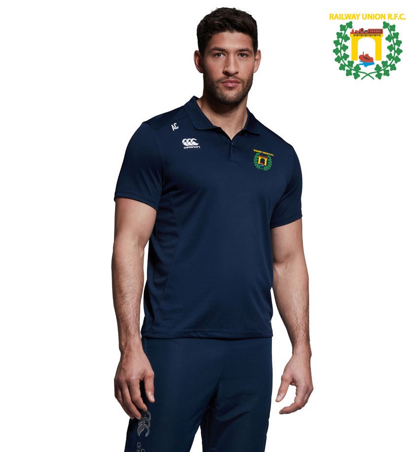 Railway Union RFC Canterbury Club Polo Shirt - Team Wear Store.ie